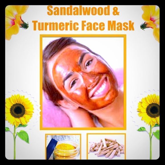 🌸 TURMERIC SANDALWOOD FACE MASK NEW 🌸 - Picture 3 of 6